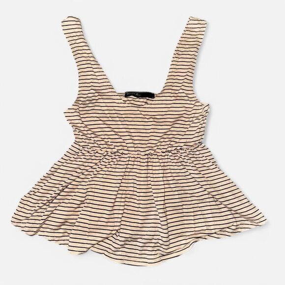 Tan Flowy Tank Top - Picture 2 of 4